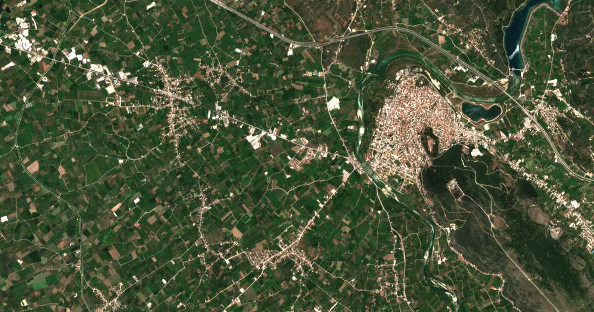 Mapa por satélite de Eleoúsa