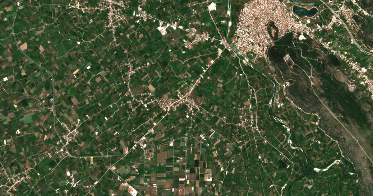 Mapa por satélite de Kostakioí