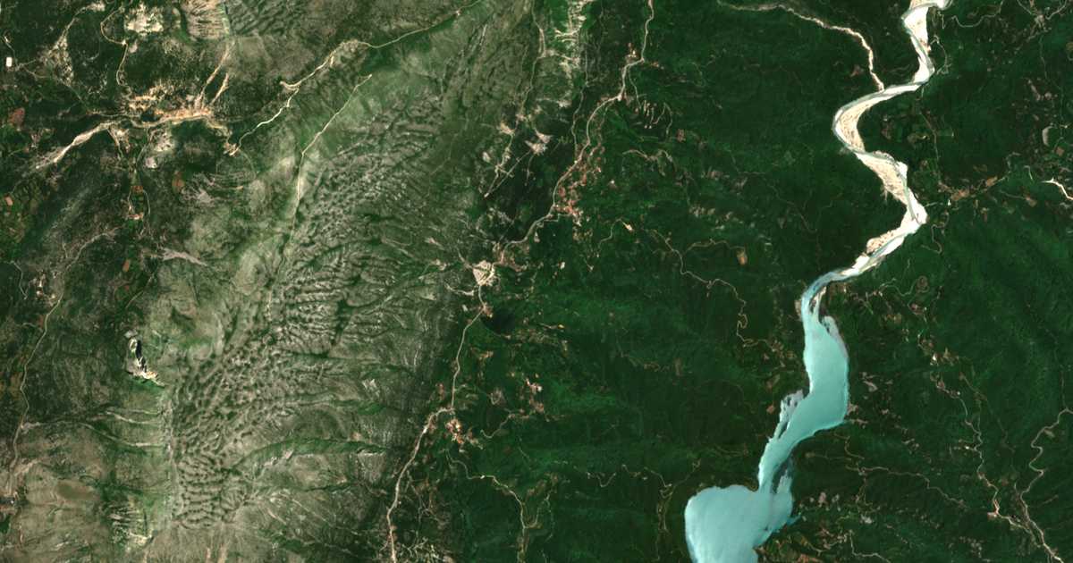 Mapa por satélite de Perdikárion