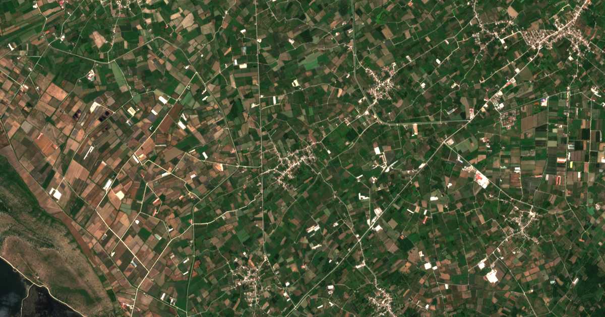 Mapa por satélite de Ráchi