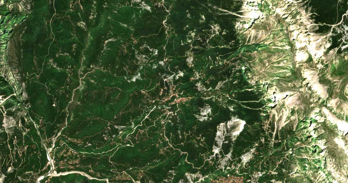Mapa por satélite de Ágnanta