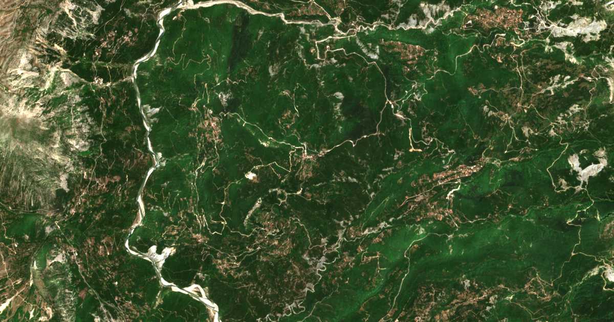 Mapa por satélite de Áno Graikikón