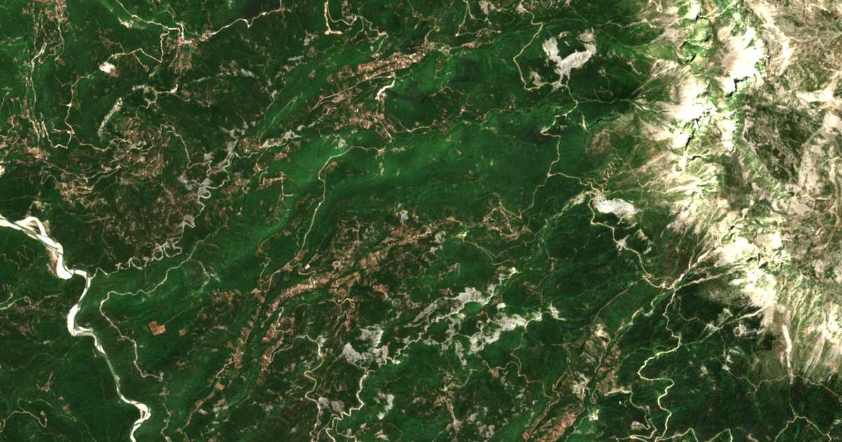 Mapa por satélite de Gerovrýsi