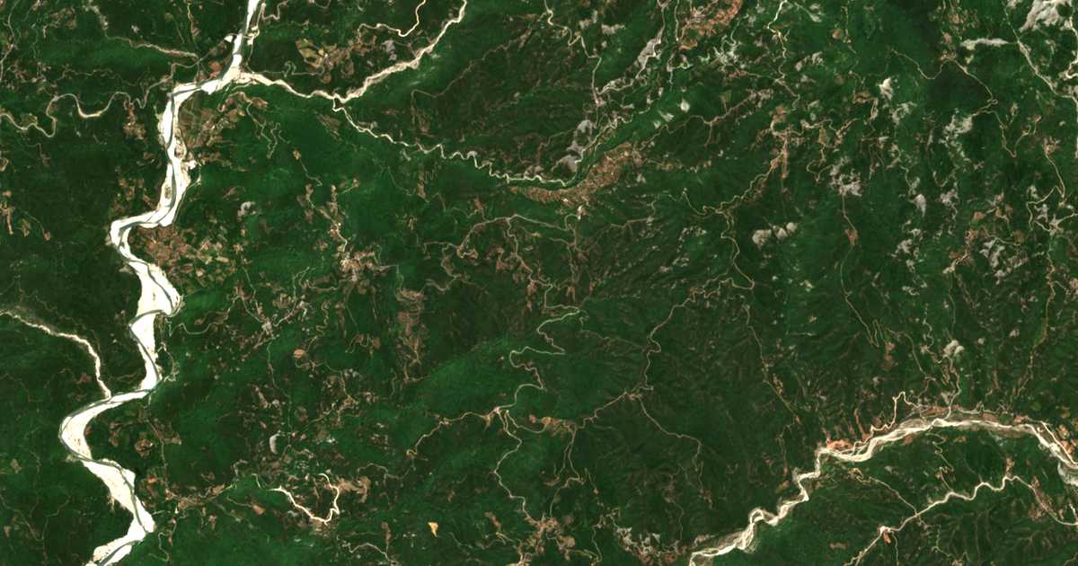 Mapa por satélite de Kalloní