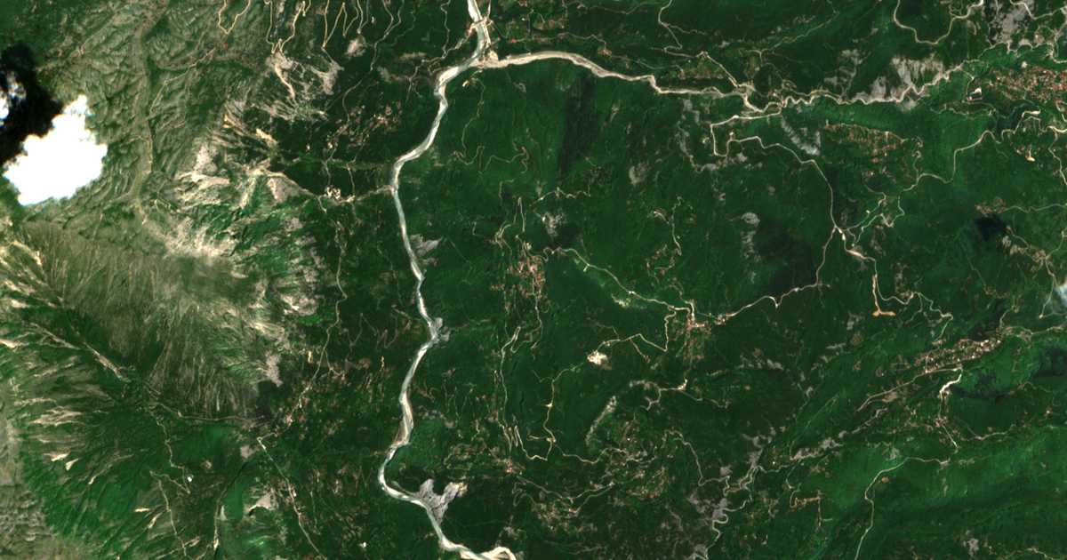 Mapa por satélite de Koukkoúlia