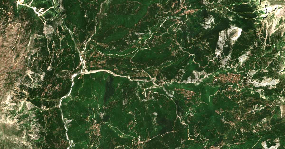 Mapa por satélite de Sgára