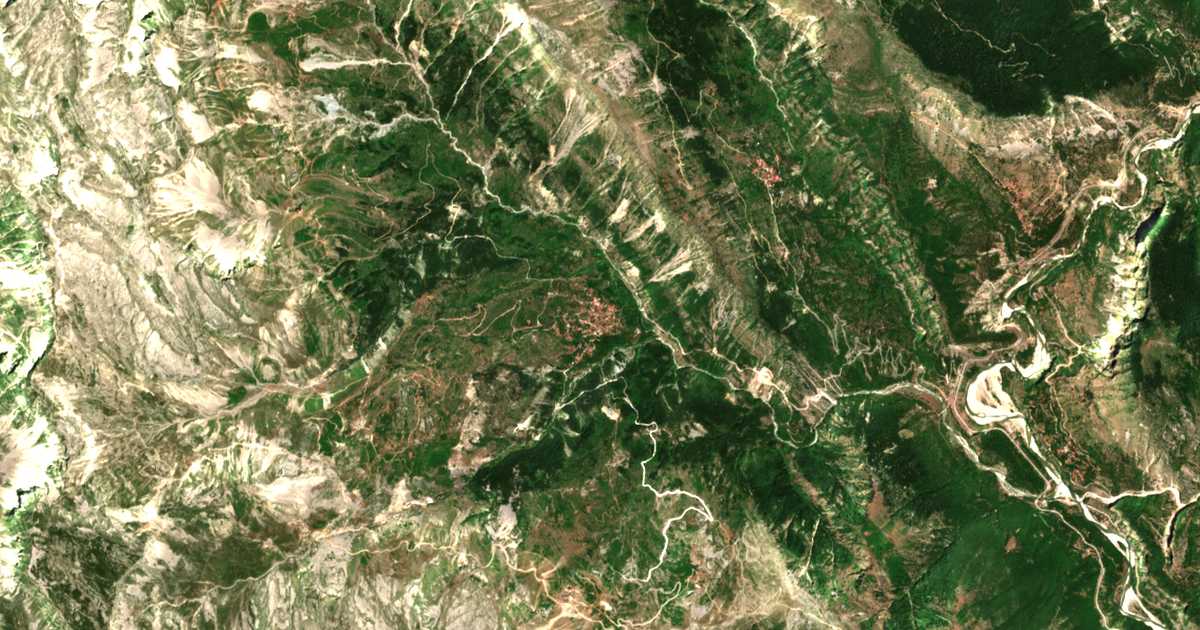 Mapa por satélite de Theodóriana