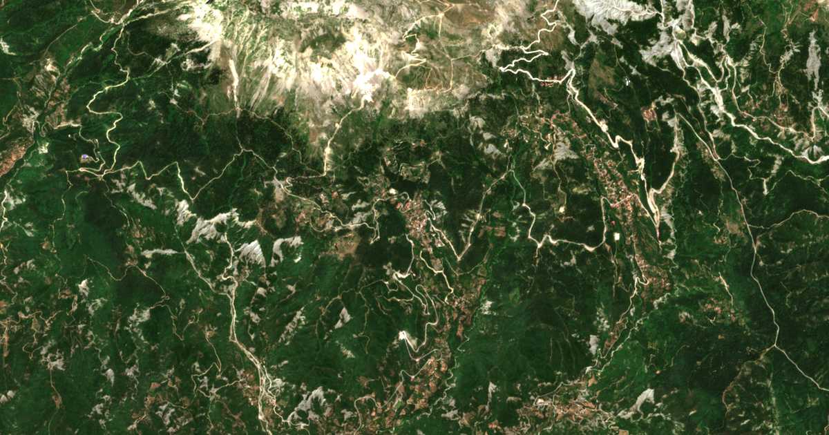 Mapa por satélite de Vourgaréli