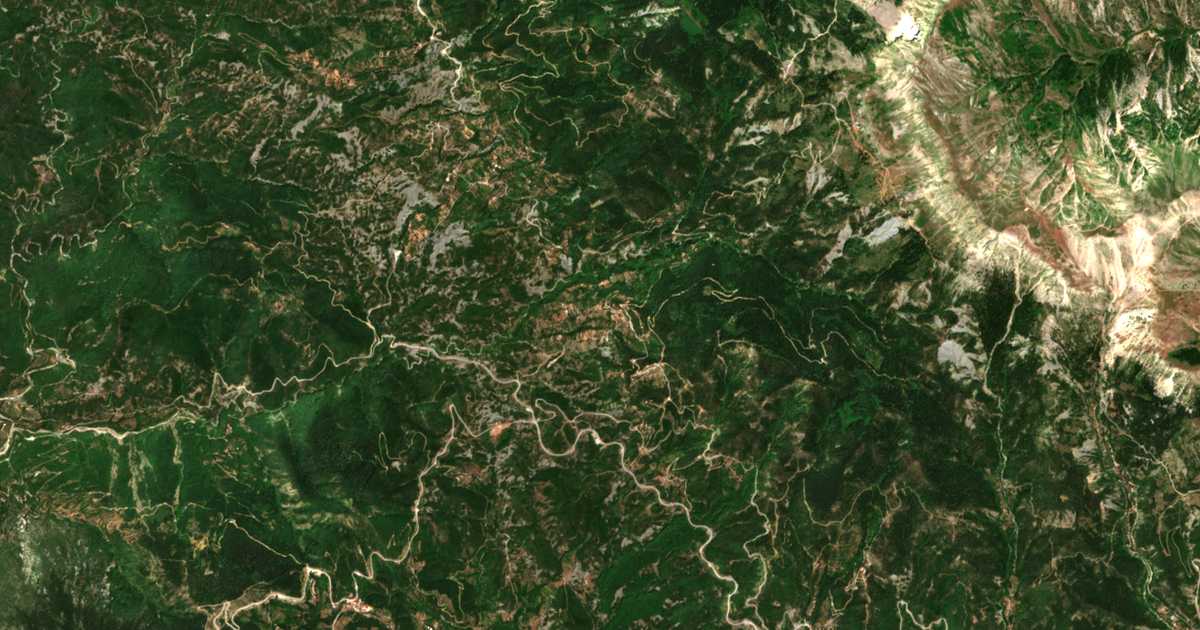 Mapa por satélite de Eláti