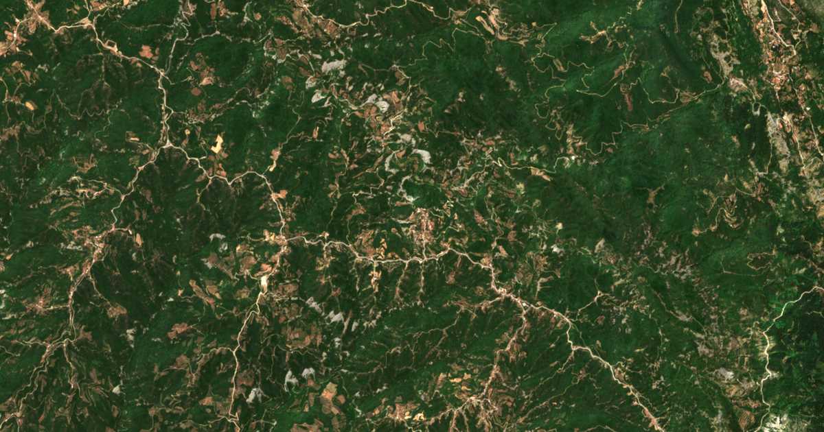 Mapa por satélite de Kleidíon