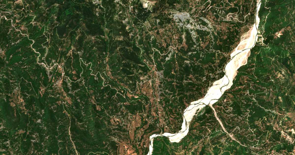 Mapa por satélite de Miléai