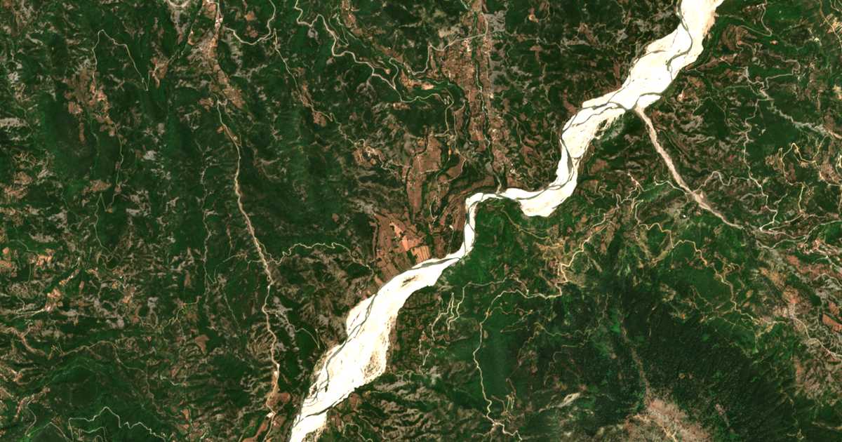 Mapa por satélite de Pérdika