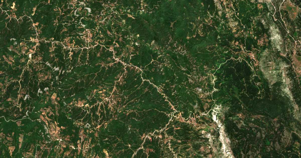 Mapa por satélite de Perdikorráchi