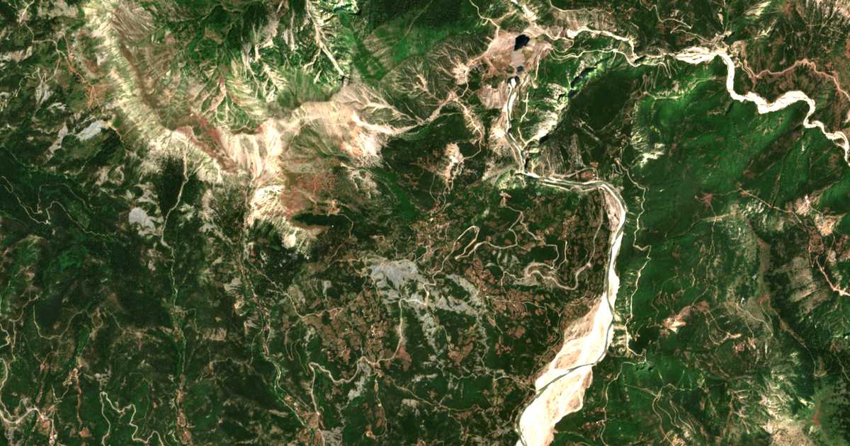 Mapa por satélite de Pigaí