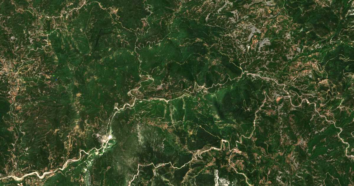 Mapa por satélite de Retsianá