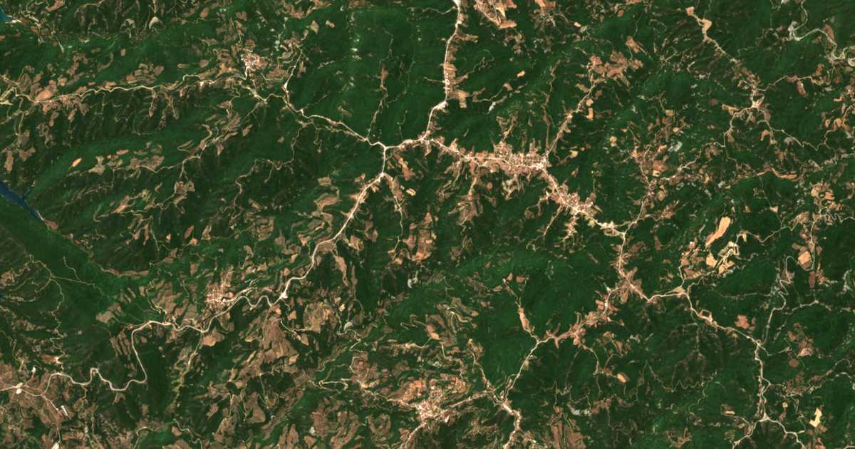 Mapa por satélite de Sélina