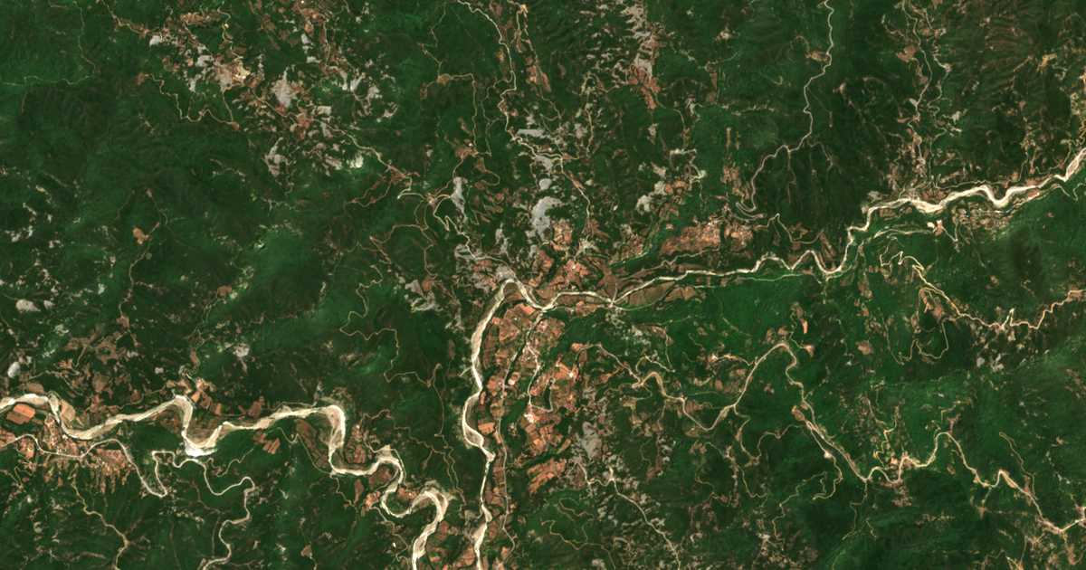 Mapa por satélite de Sési