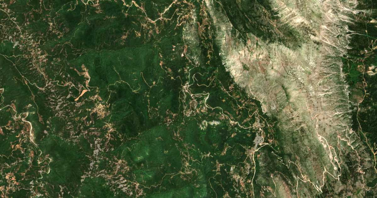 Mapa por satélite de Velentzikón