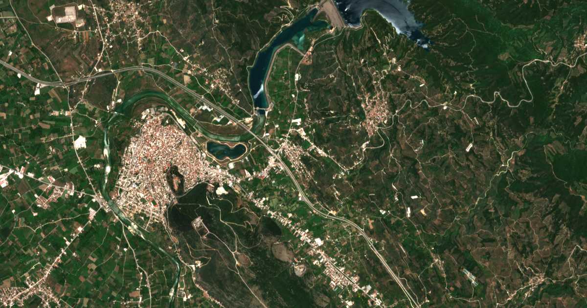Mapa por satélite de Ágios Dimítrios