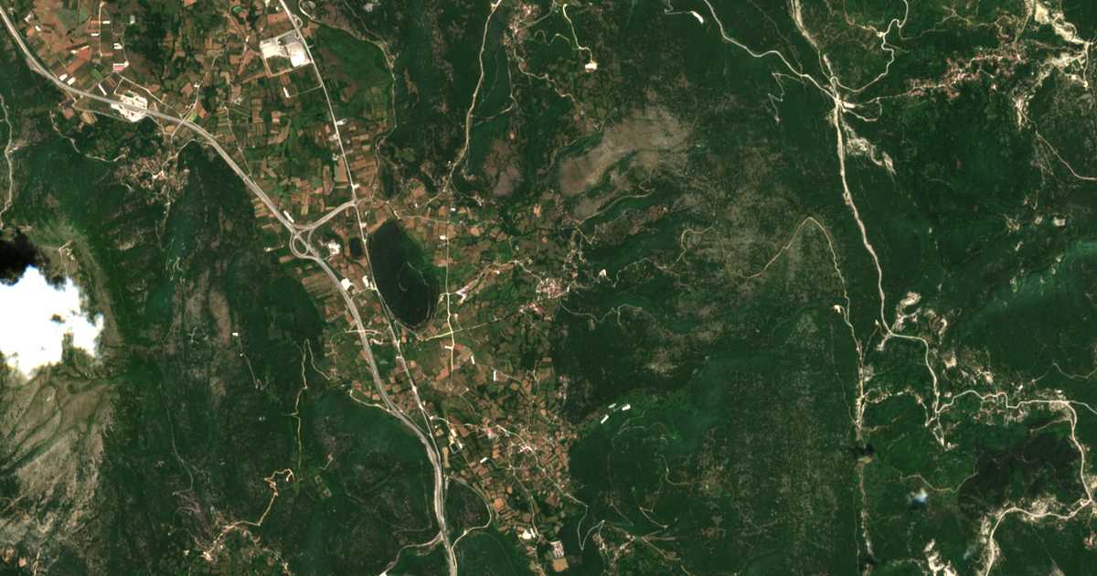 Mapa por satélite de Avgón