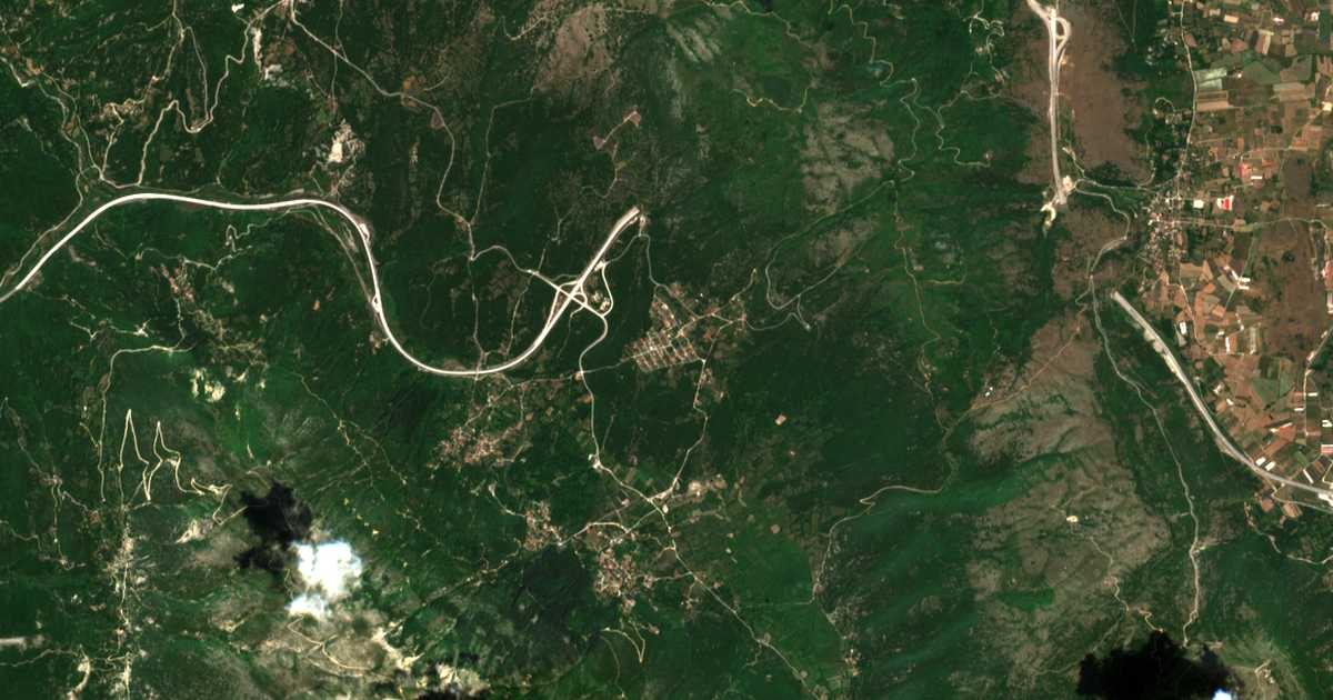 Mapa por satélite de Dodonoúpoli