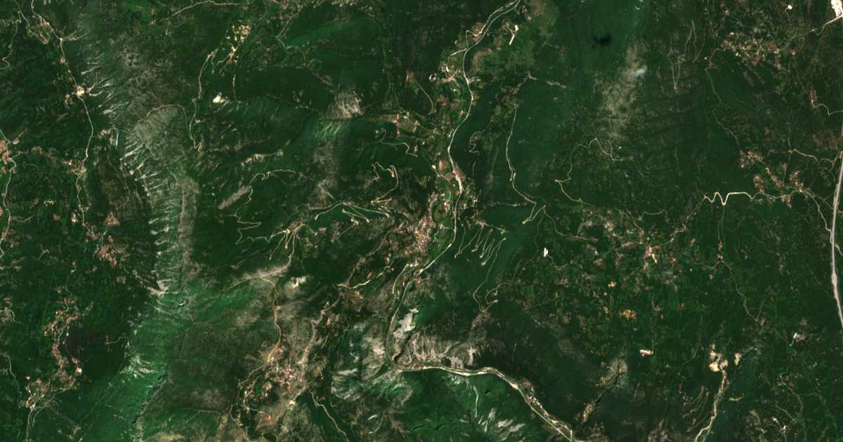 Mapa por satélite de Néa Mousiotítsa