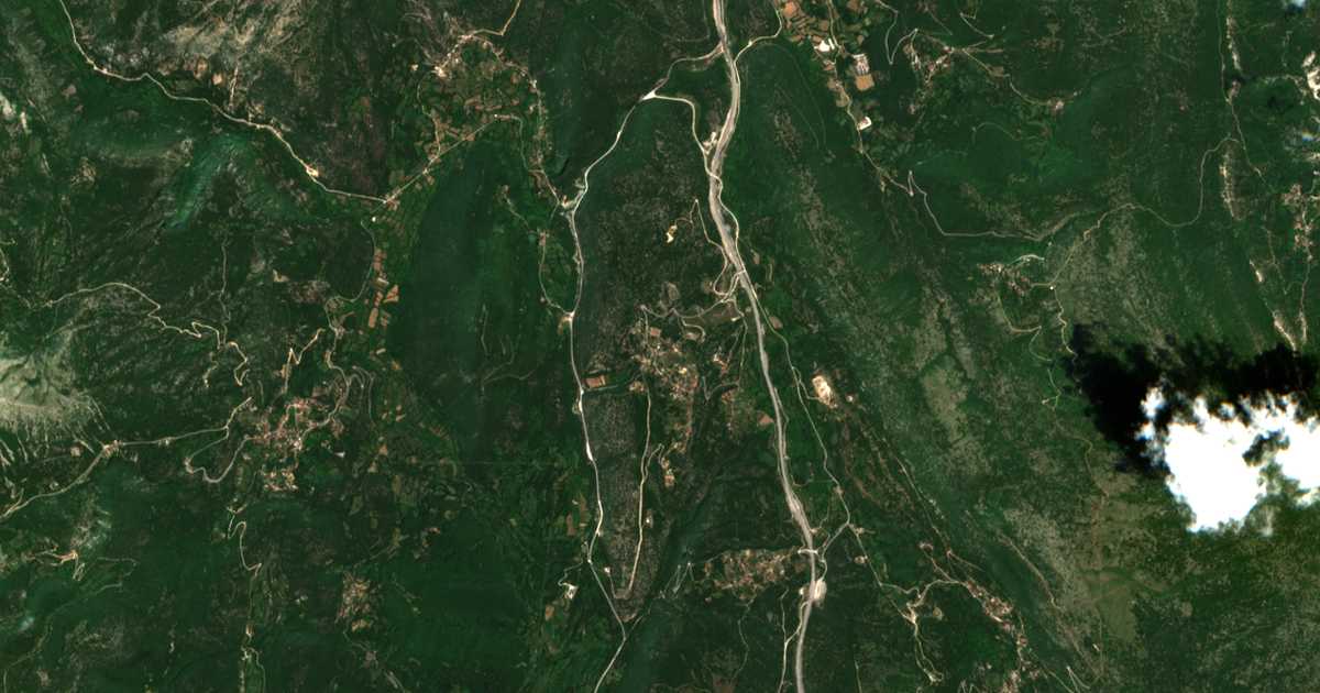 Mapa por satélite de Pérdika