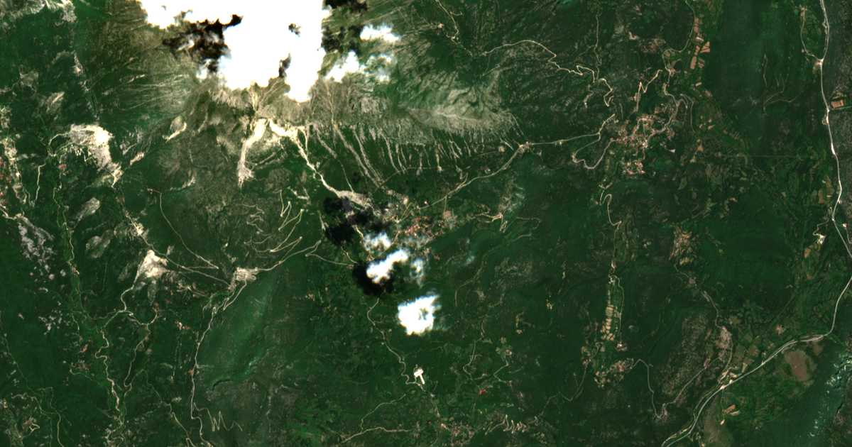 Mapa por satélite de Vargiádes