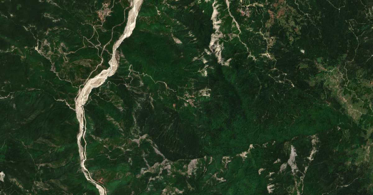 Mapa por satélite de Kastániani