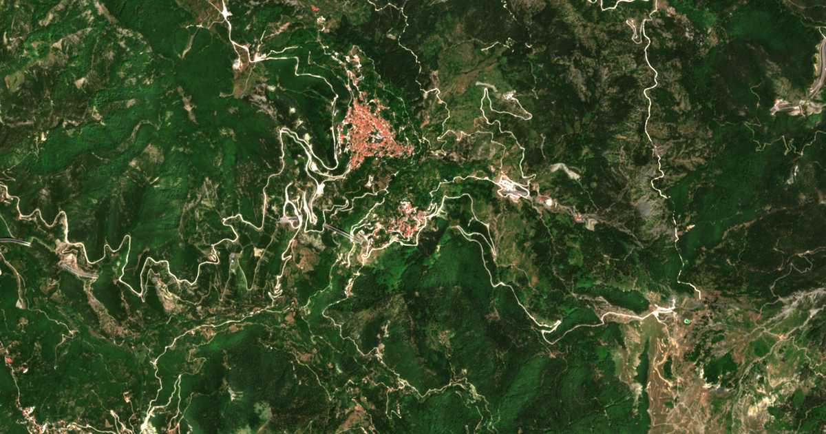 Mapa por satélite de Anílion