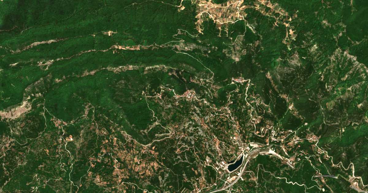 Mapa por satélite de Chrysovitsa