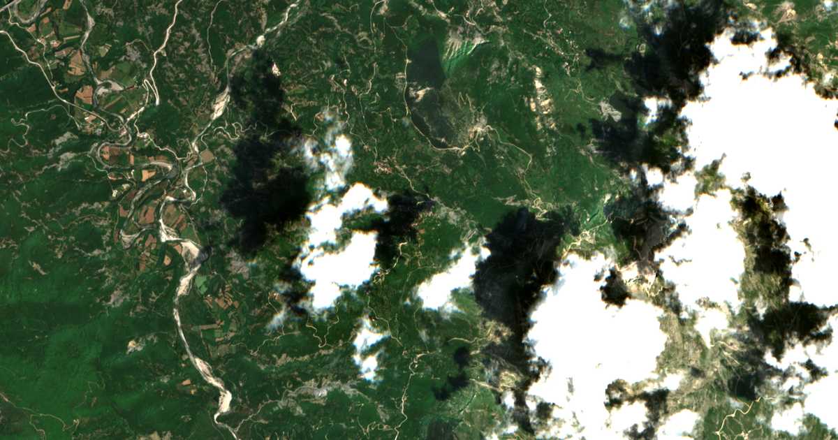 Mapa por satélite de Megáli Gótista