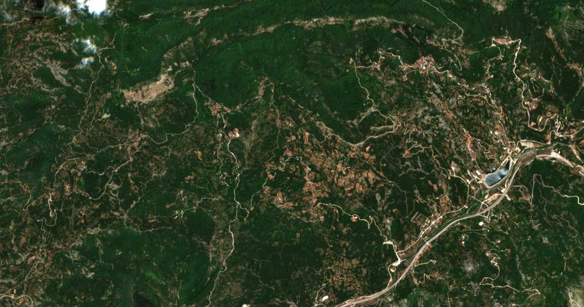 Mapa por satélite de Sítsaina