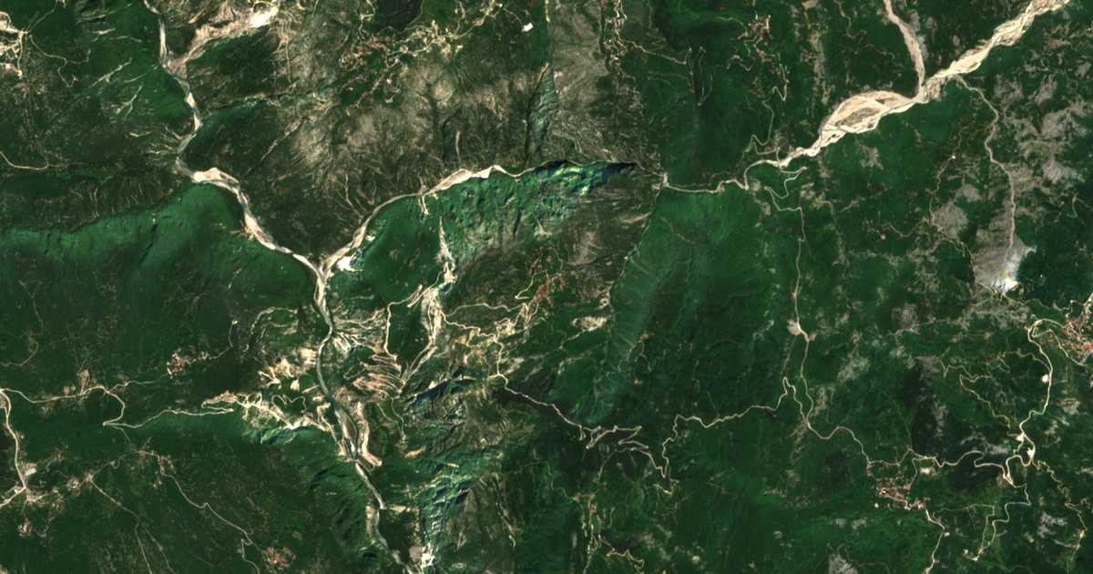 Mapa por satélite de Ampelochórion