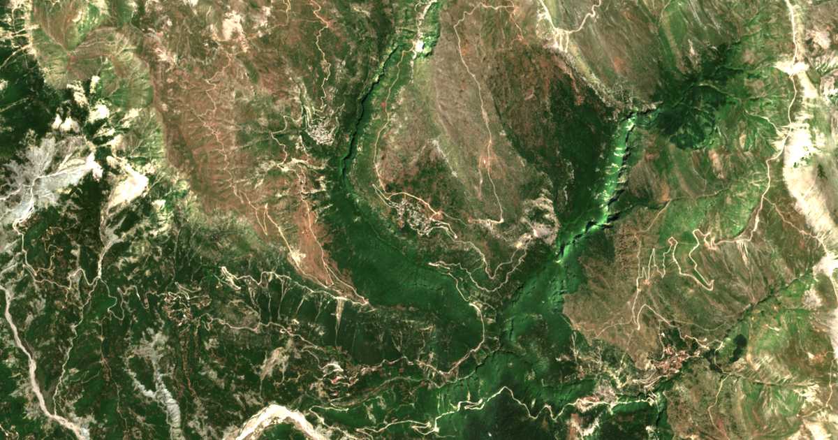 Mapa por satélite de Kalarrýtai