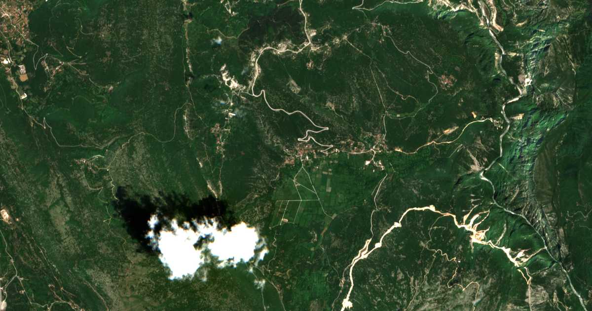 Mapa por satélite de Plaísia