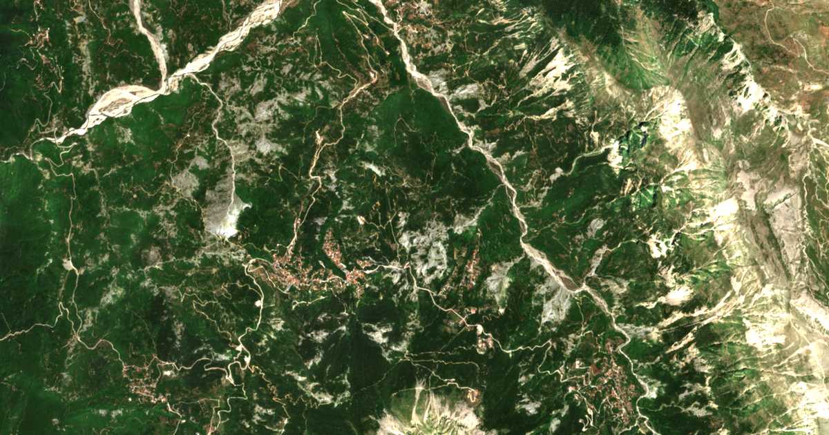 Mapa por satélite de Tsópela