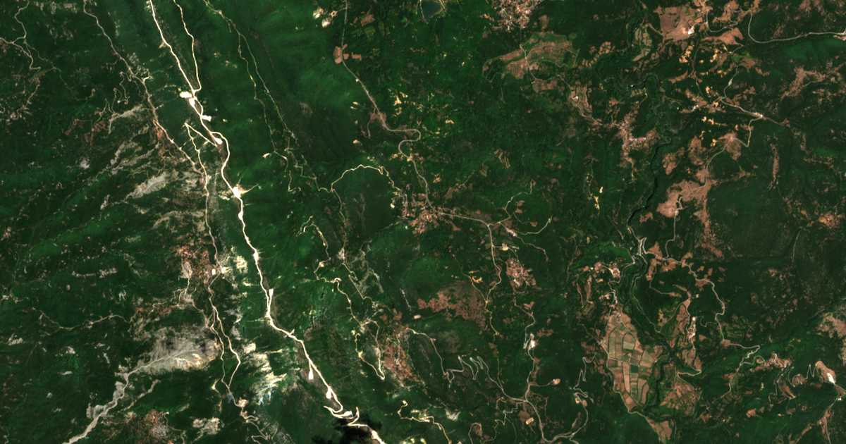 Mapa por satélite de Ieromními