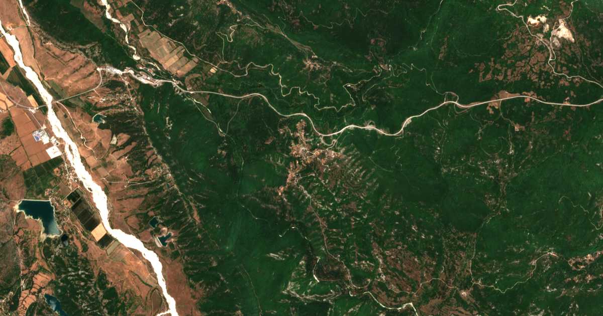 Mapa por satélite de Ktísmata