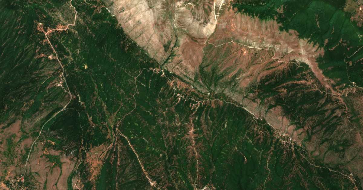Mapa por satélite de Merópi