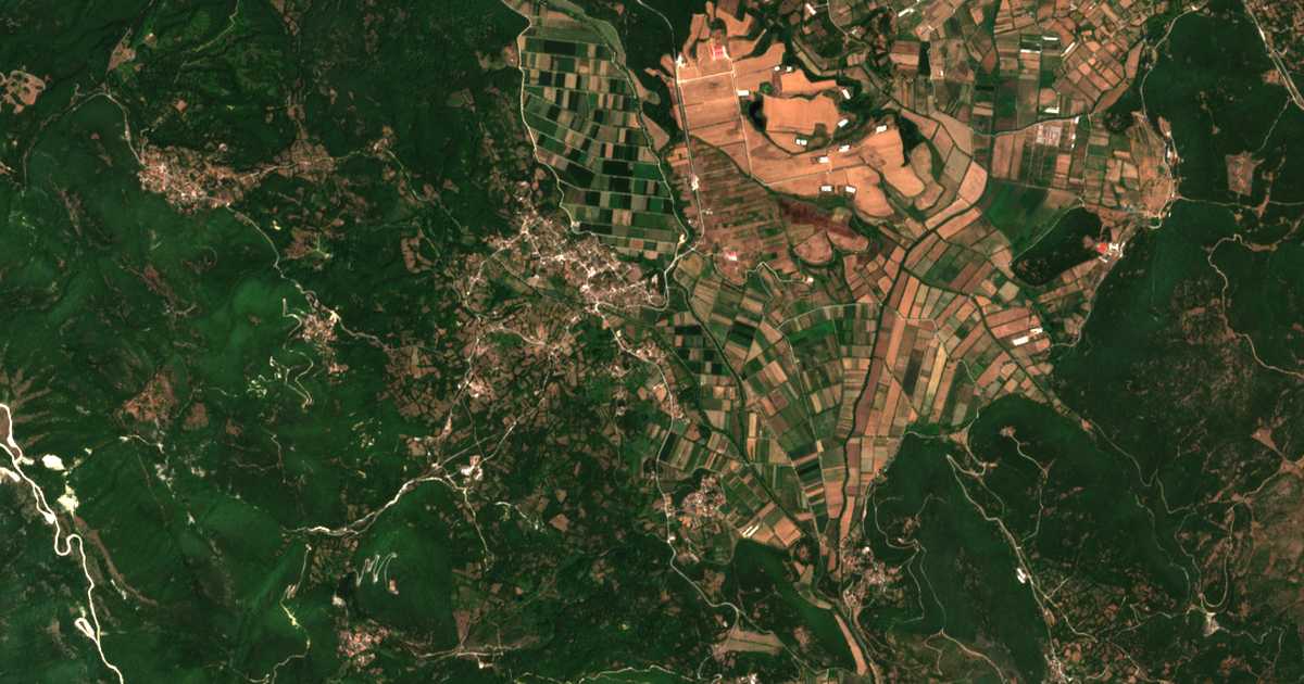 Mapa por satélite de Stavrodrómion