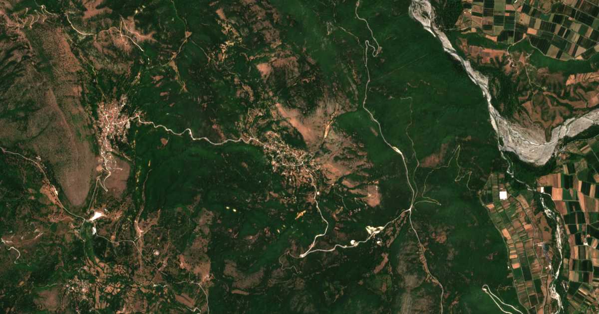 Mapa por satélite de Vasilikón