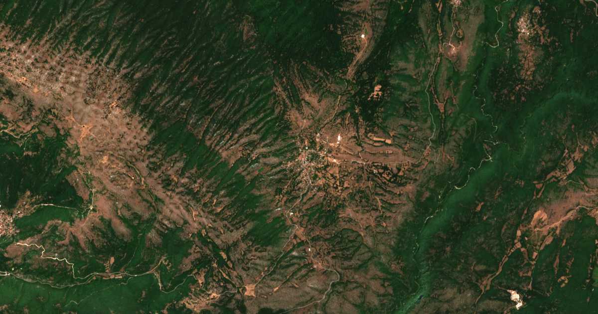 Mapa por satélite de Víssani