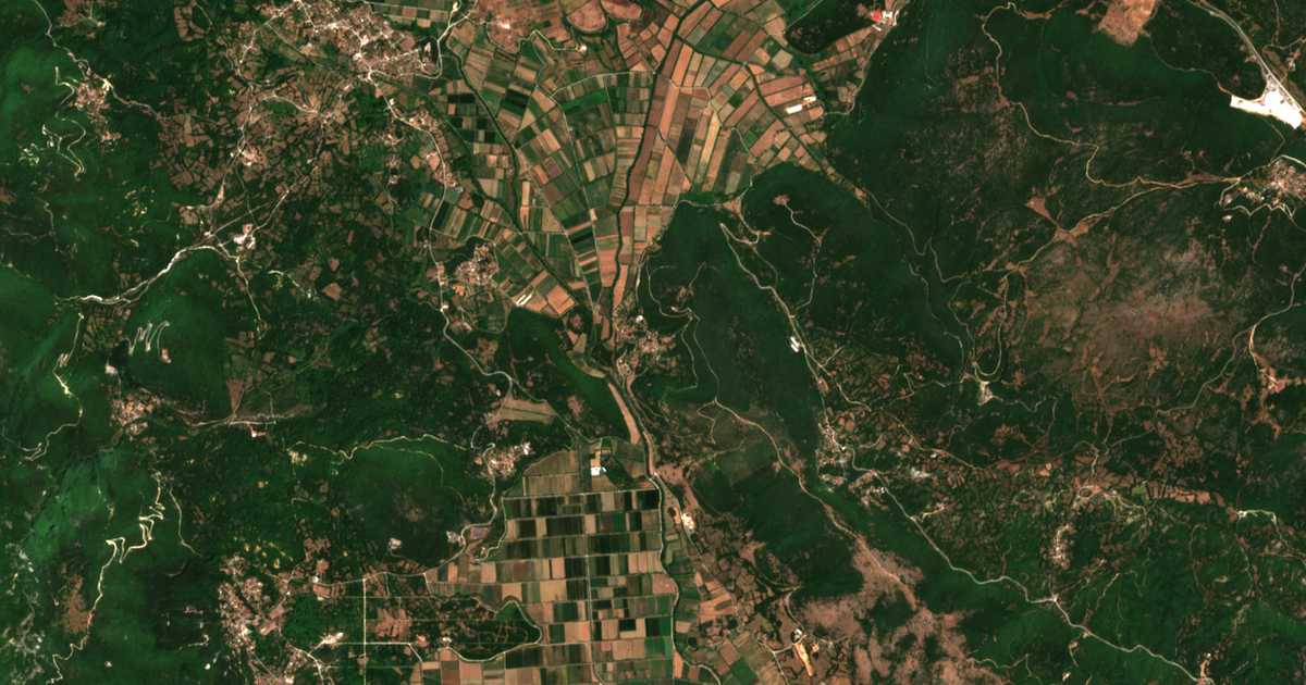 Mapa por satélite de Vrontisméni