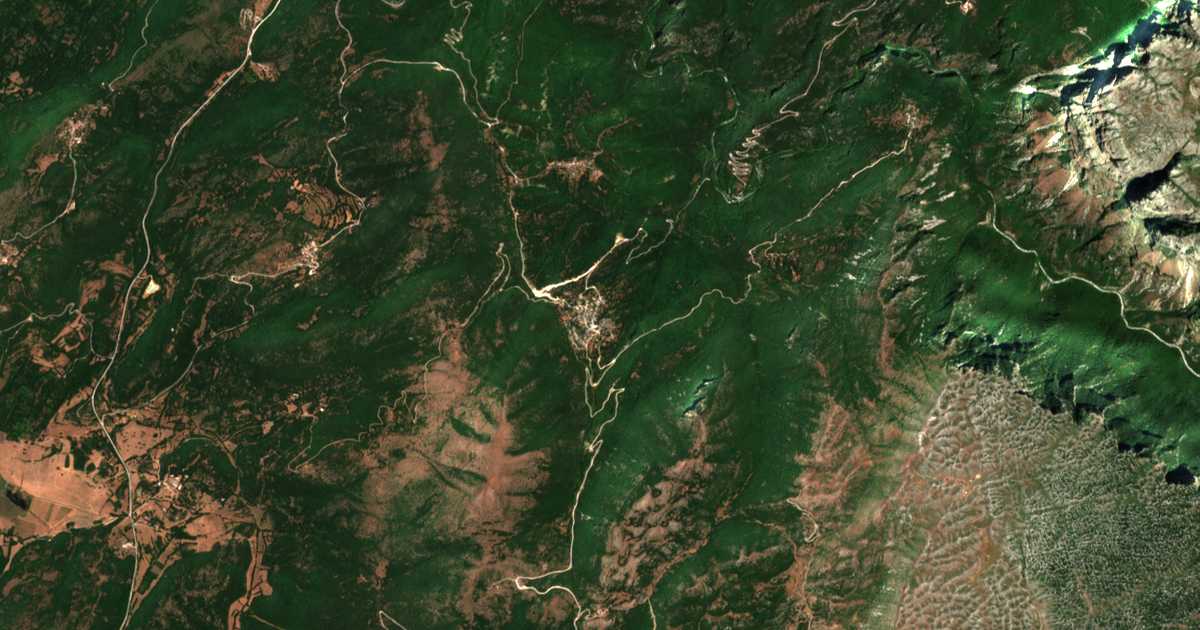 Mapa por satélite de Arísti
