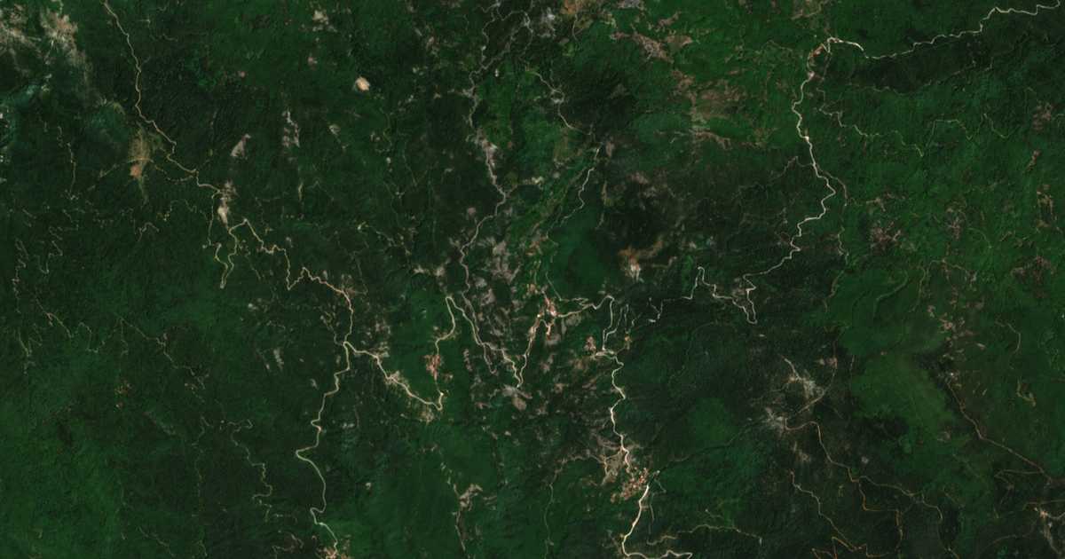 Mapa por satélite de Elatochórion