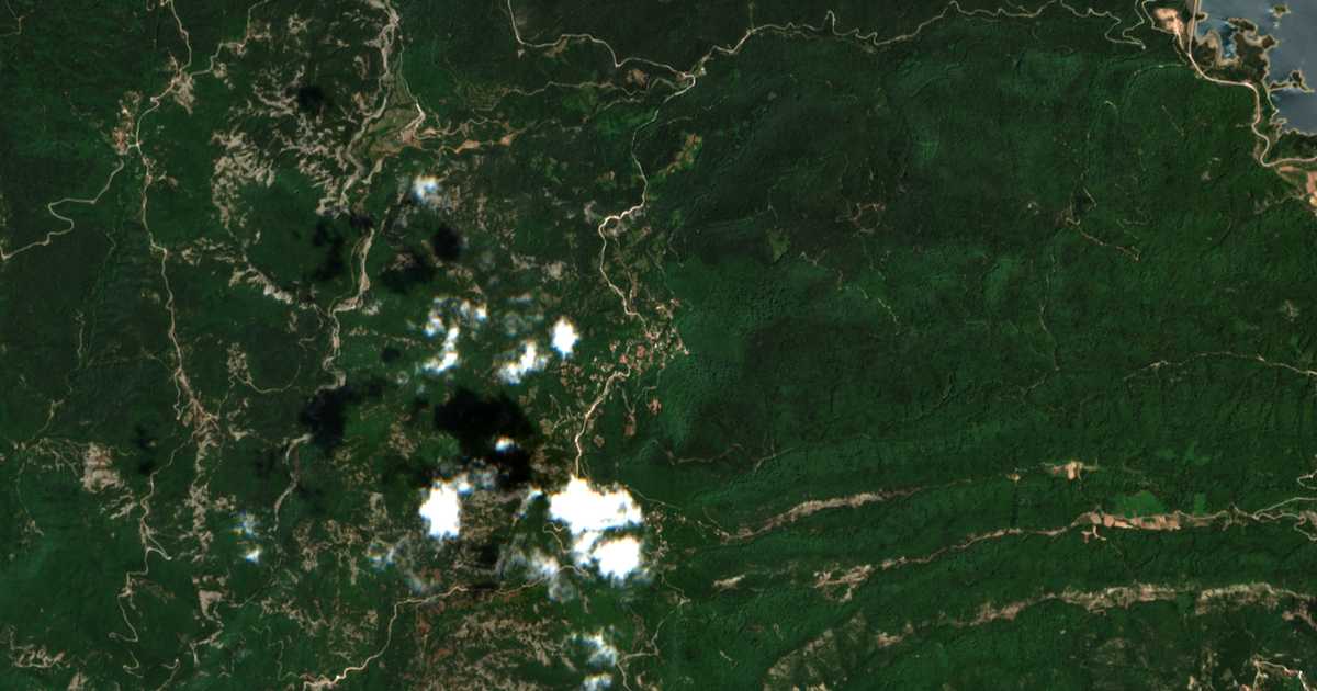 Mapa por satélite de Grevenítion