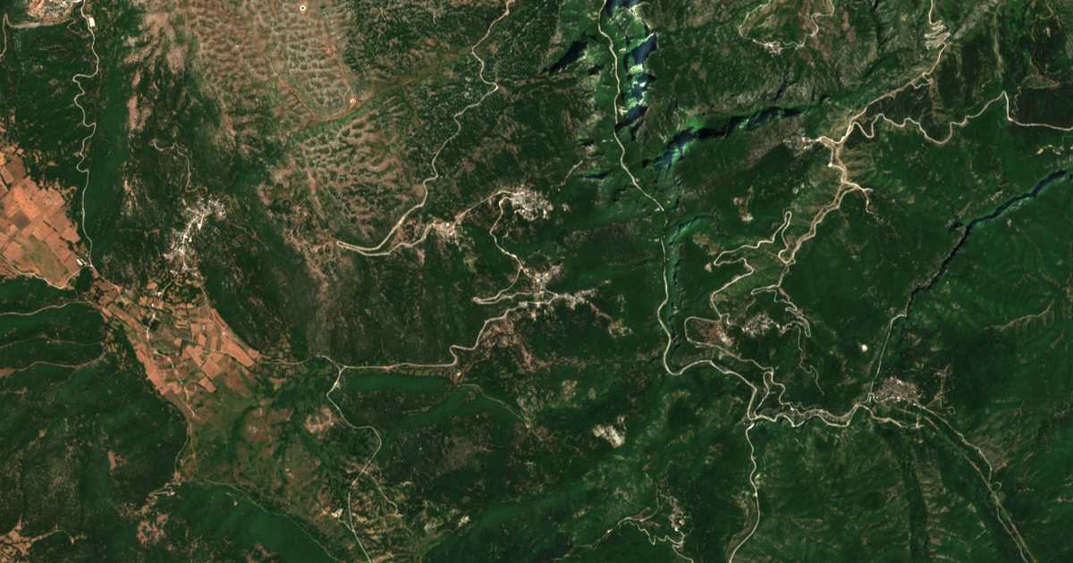 Mapa por satélite de Vítsa