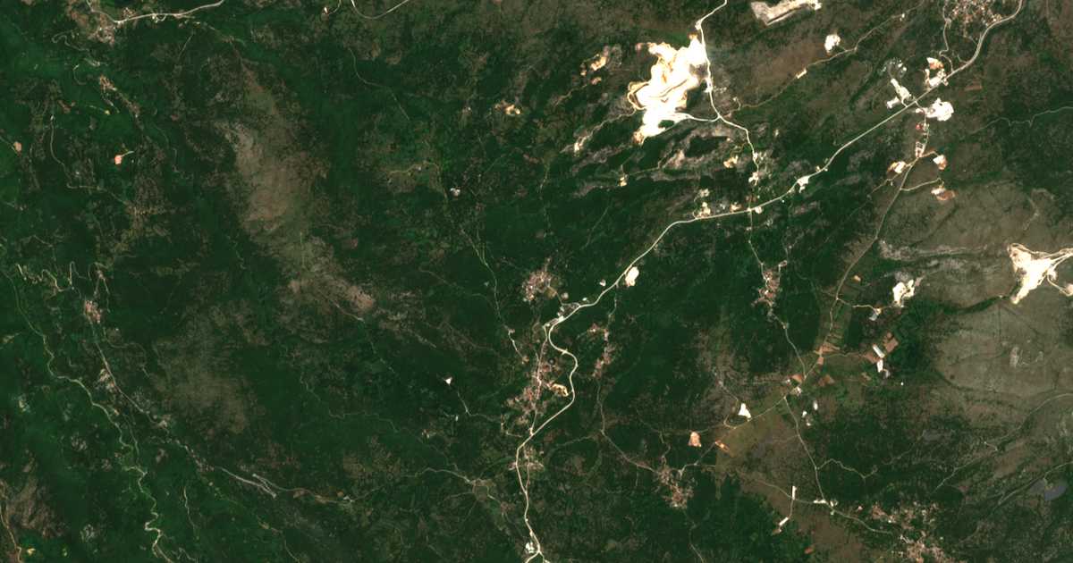 Mapa por satélite de Anárgyroi