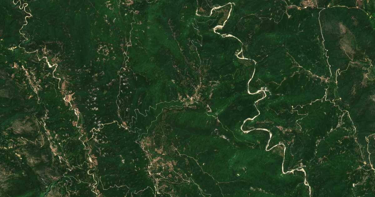 Mapa por satélite de Granítsa